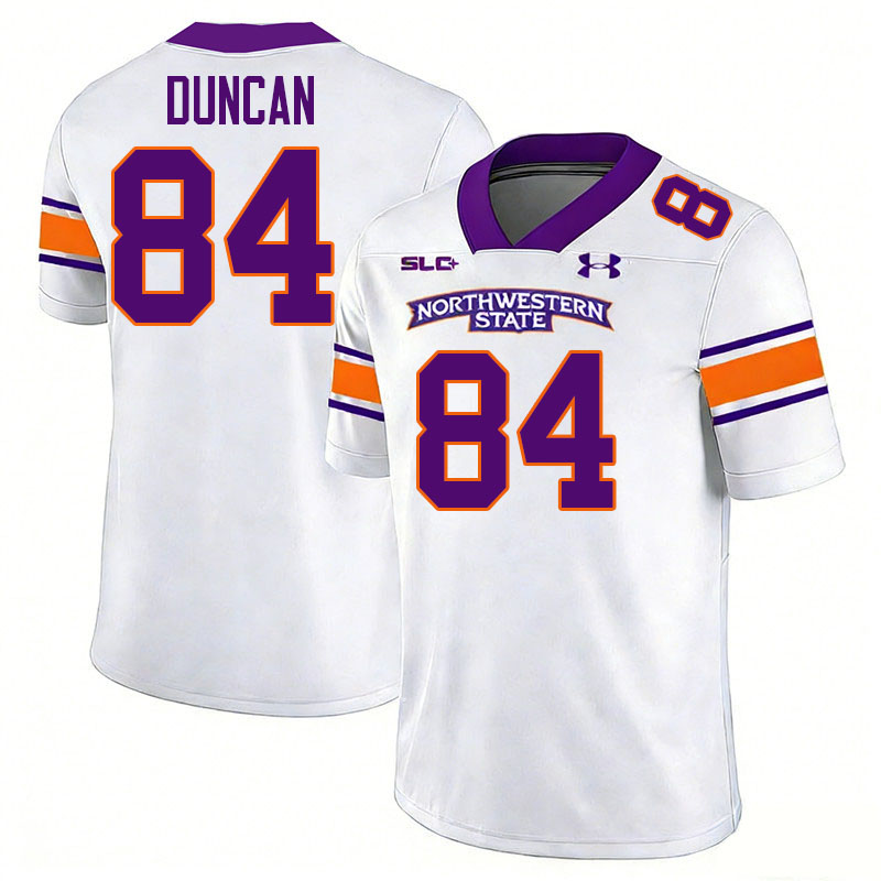 Northwestern State Demons #84 Jimmie Duncan College Football Jerseys,Uniforms Stitched-White